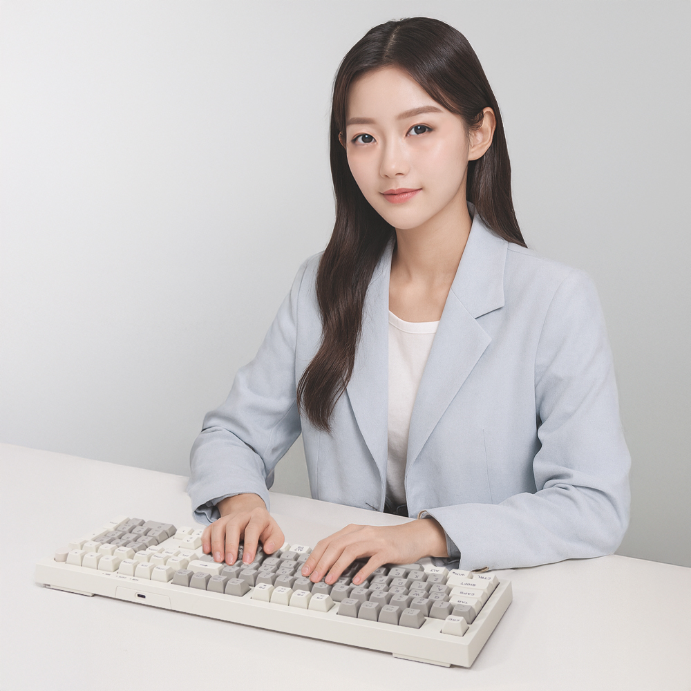 긱스타 GK02 저소음 키보드 사무용 게임용 USB-C 멤브레인 이미지 6