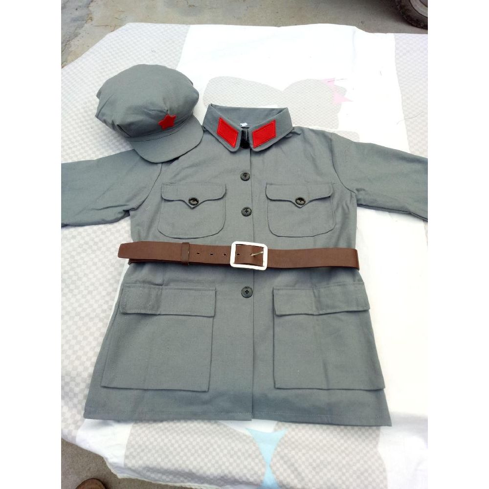 군복 연극 의상 무대 코스프레 전투복 옛날 코스튬 인민복 북한 소품 졸업사진 중국 인민군복 - 상품 이미지