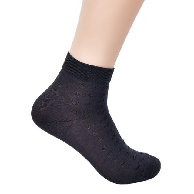 정장 양말 고급면 단목 스퀘어 신사 패턴 나나 26cm-5켤레색상혼합 - 상품 이미지
