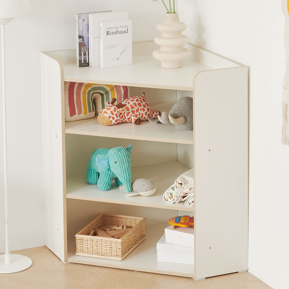 크리미 유아 책장 아기 교구장 전면책장 수납장 키즈 책꽂이 코너장 이미지 6