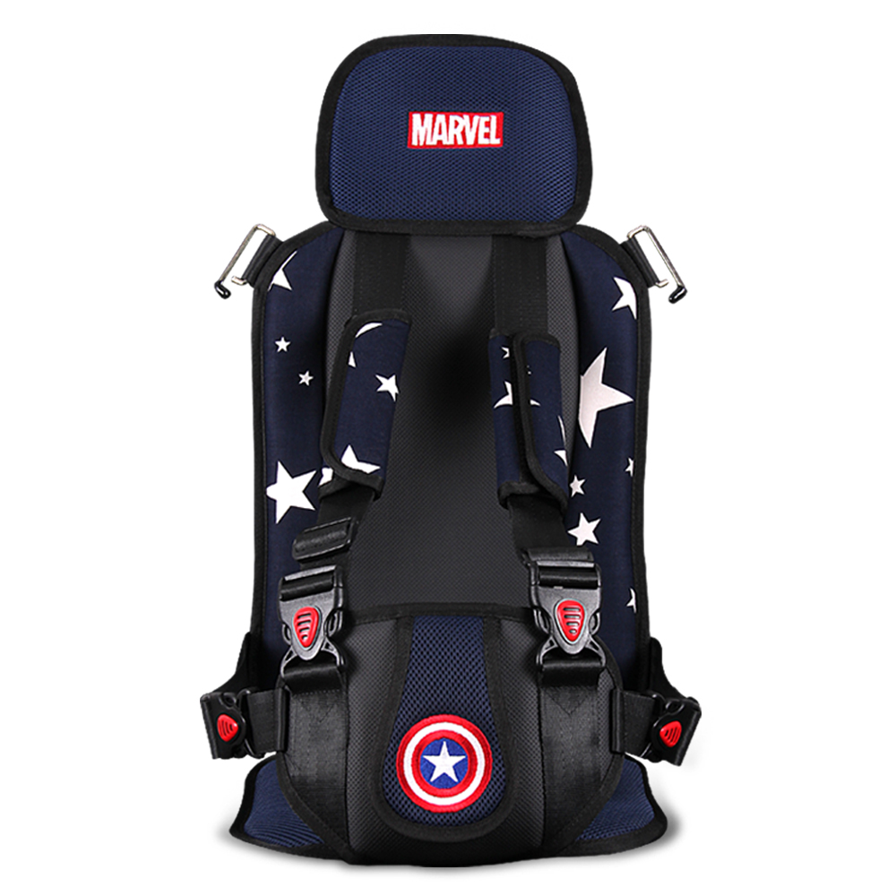 국내생산 충돌테스트통과 마블히어로 휴대용 주니어 카시트