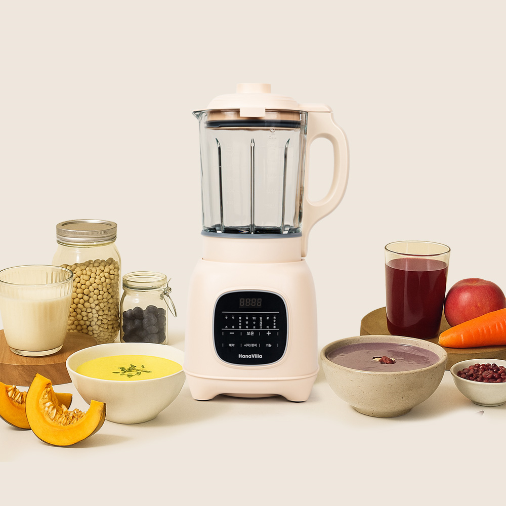 대용량 눌러붙지않는 간편세척 12중칼날 보온 두유제조기 1.75L