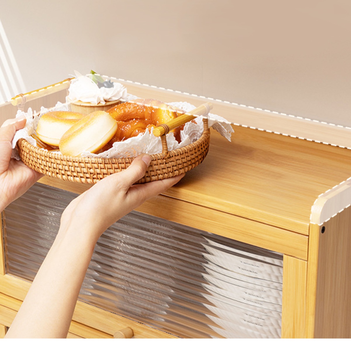 소형 장식장 빈티지 진열장 1단 미니 위스키장 작은 장식장