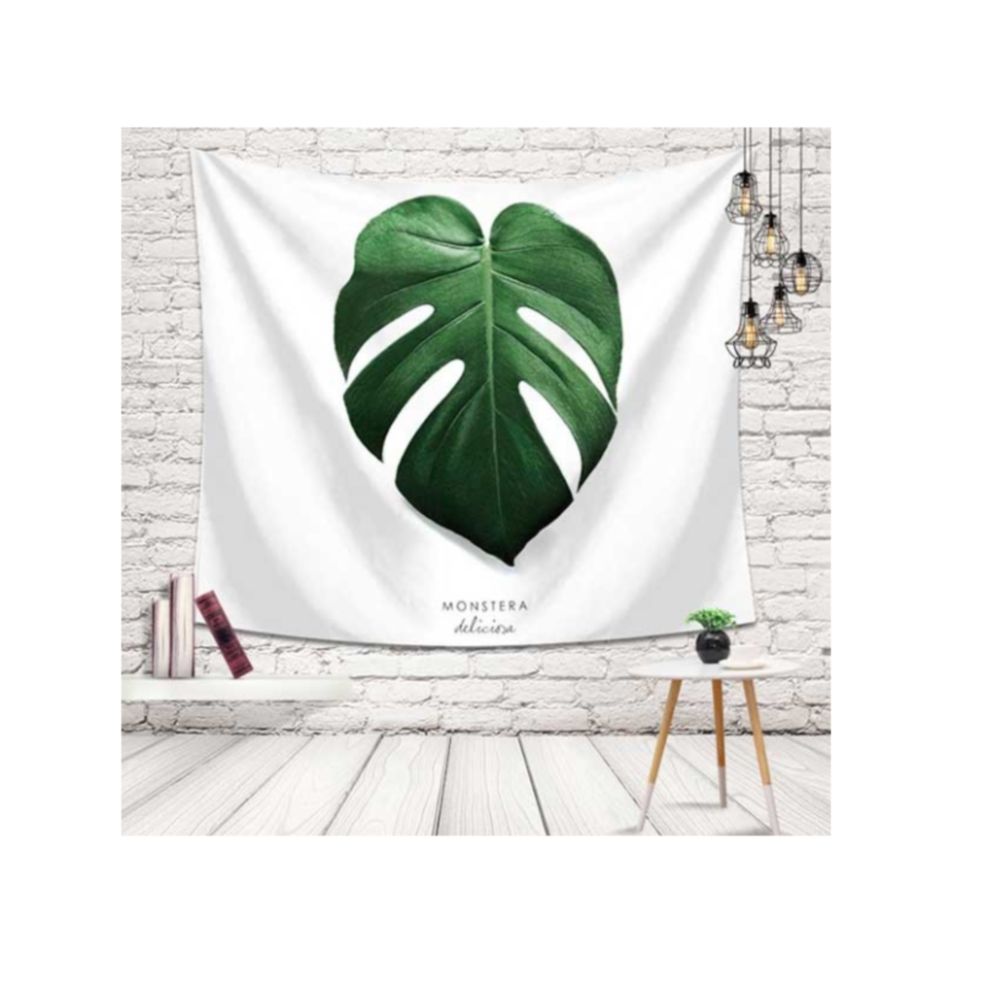 몬스테라 패브릭 포스터 가림막 커튼 가리개 커