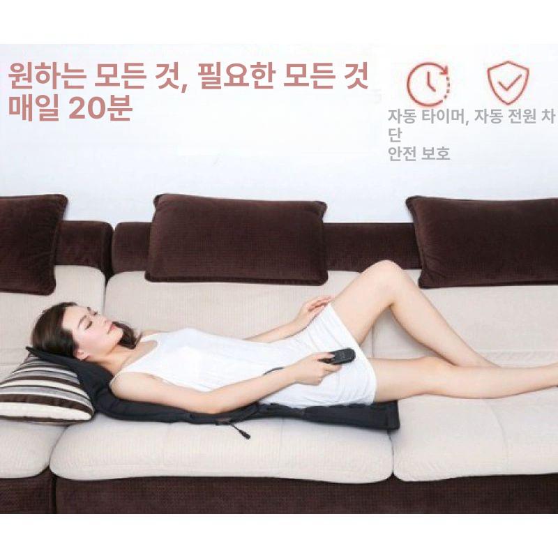 차량용 안마의자 마사지시트 다기능 안마기 카시트 등받이 마사지기 어깨마사지기 허리마사지기 고급 가죽 9조 전기모터 가정용 차량용 - 상세 이미지 5