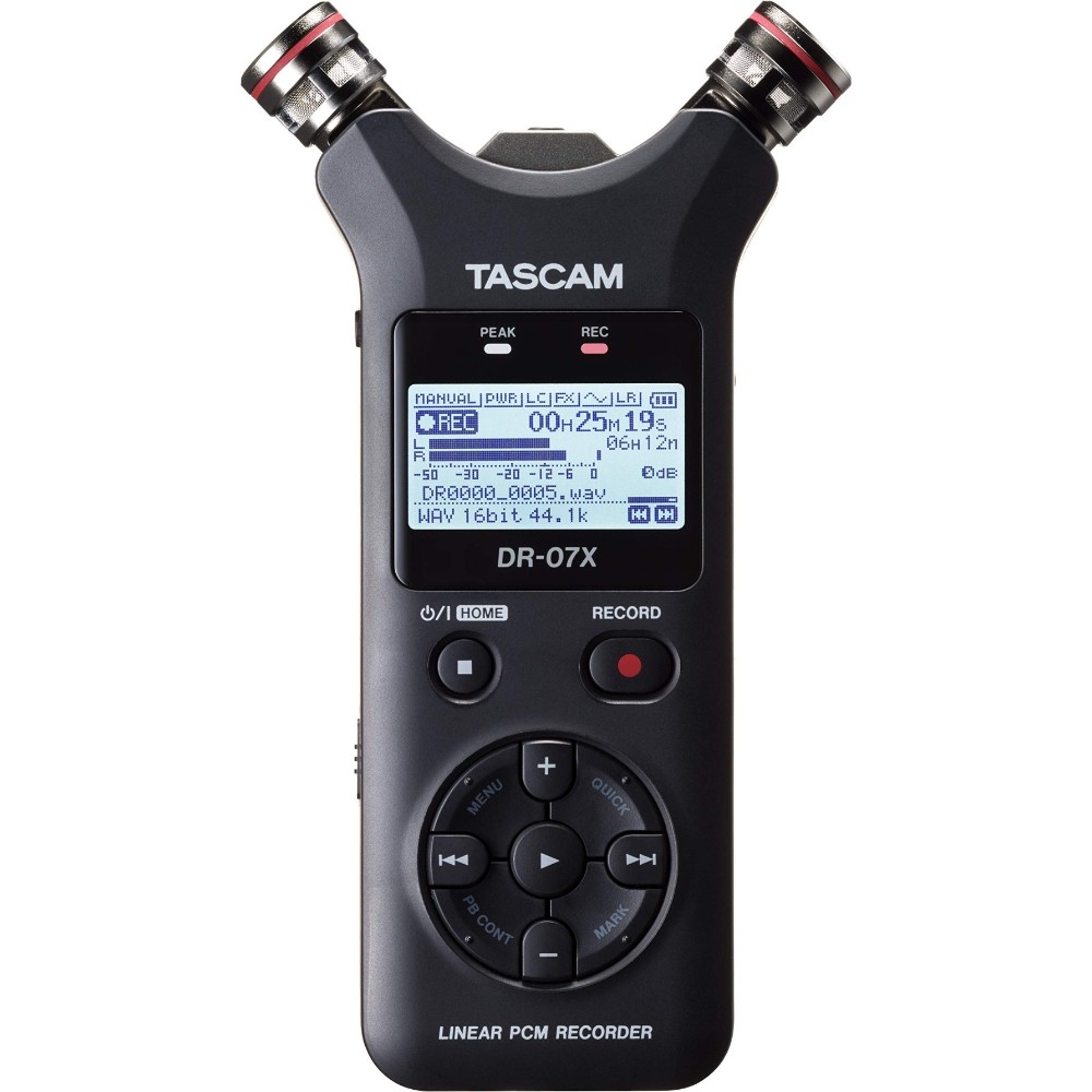 타스캠 TASCAM 커스텀 DR-07X 핸디 레코더 USB 마이크 - 상품 이미지