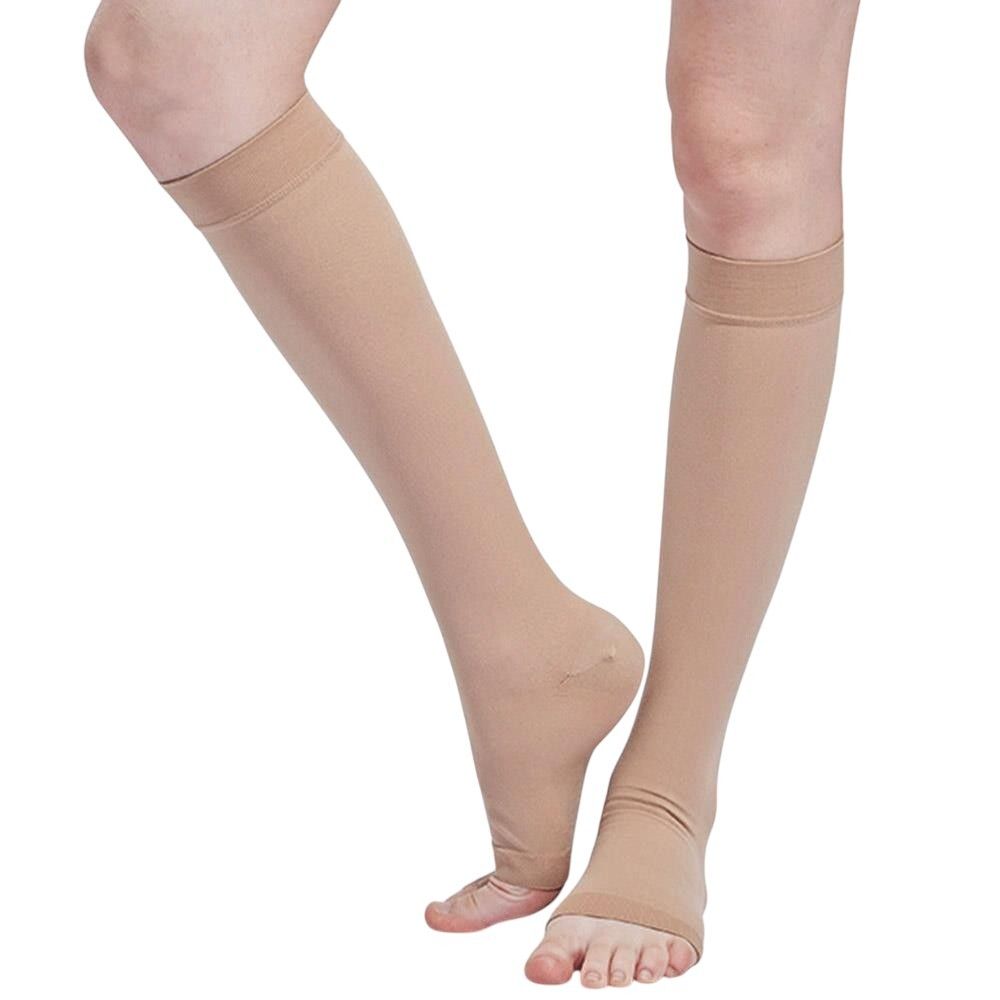 오픈토 종아리 압박밴드 (XL 베이지) DK89