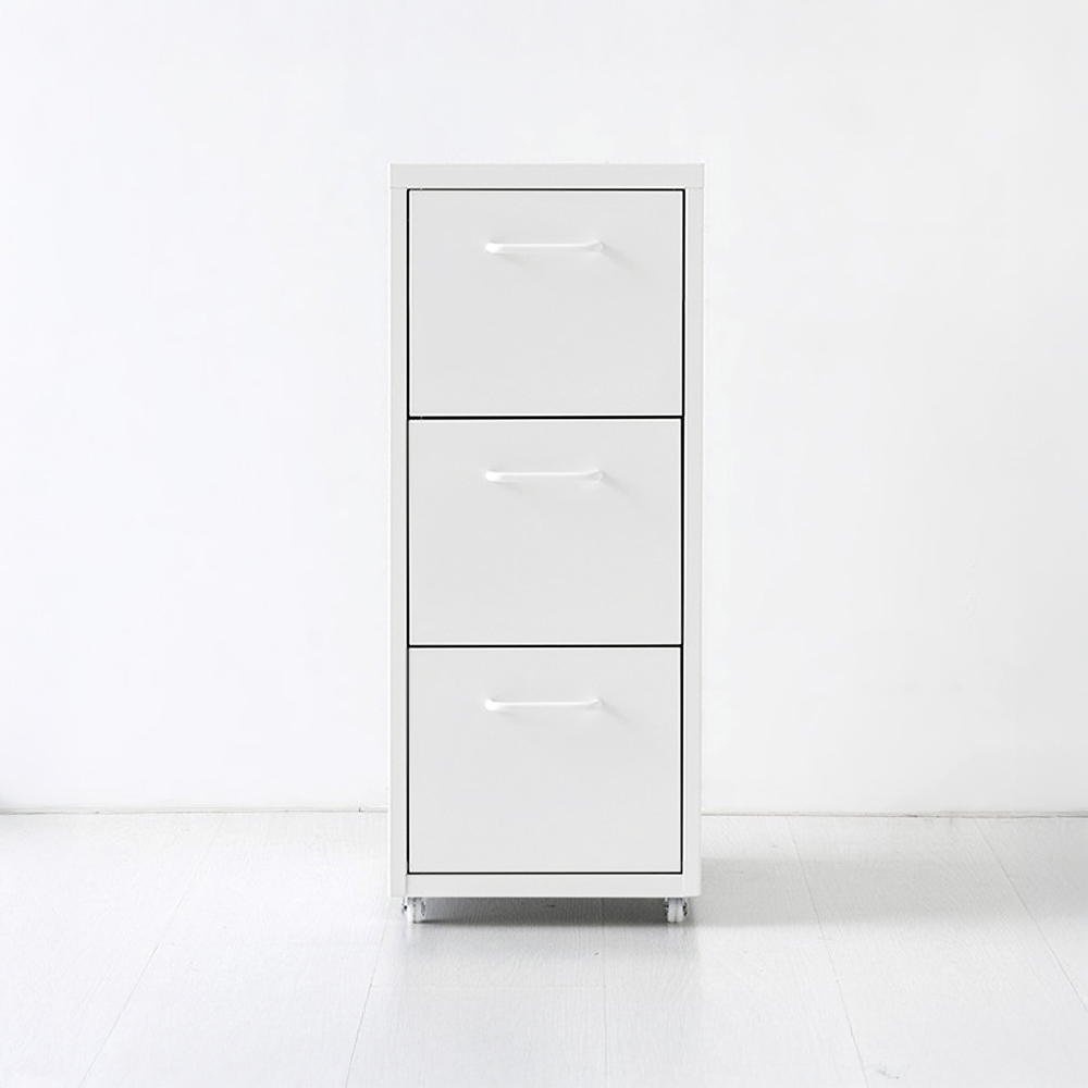 피도르 서랍장 0.3단 280x410x690mm, 3단, 화이트 7806.0338 - 메인 이미지
