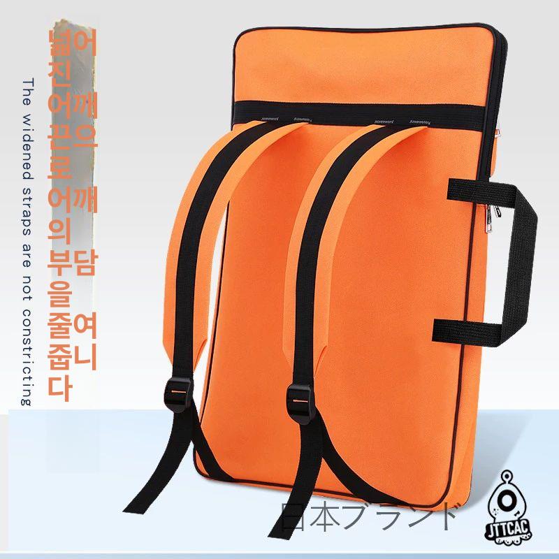 화구가방 도면 가방 큰 백팩 화방 화판 캔버스 대형 미술가방 아트백 도면가방 화방가방 8K 캔디백 오렌지옐로우 - 상세 이미지 2