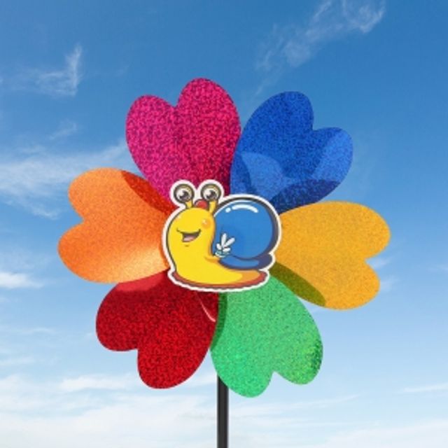 반짝반짝 허니 바람개비 10p 행사 파티용 바람게비 - 상품 이미지