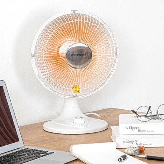 선풍기형 소형 히터 사무실용 미니 탁상용 히터 캠핑용 전기 히터