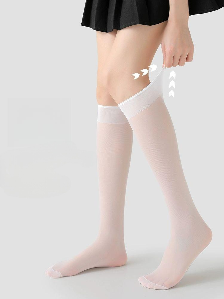 메쉬 양말 반양말 일반 페이크삭스 매쉬 여름 코어스판 종아리 양말 2개입 A 일반형 155-168cm - 상품 이미지