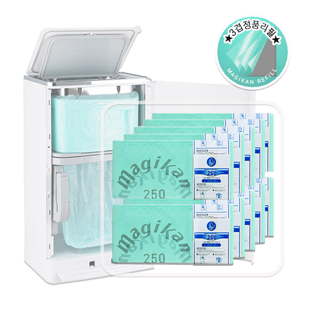 매직캔27L 리필20개 280R20G 3겹그린색상 - 상세 이미지 4