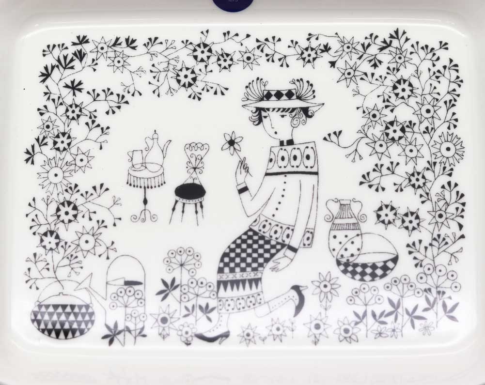 아라비아 에밀리아 플레이트 15x19cm 북유럽 도자기 1078481 - 상세 이미지 2