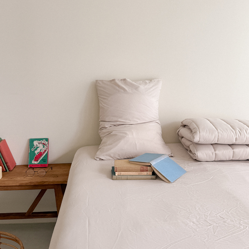 마리엔젤 오트크림 매트리스커버 SS