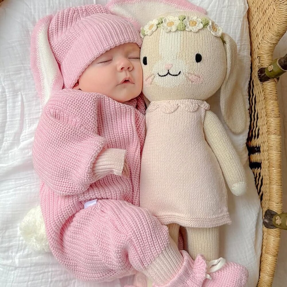 커들앤카인드 레귤러 한나 버니 블러쉬 핸드메이드 애착인형 아기 출산 임신 선물