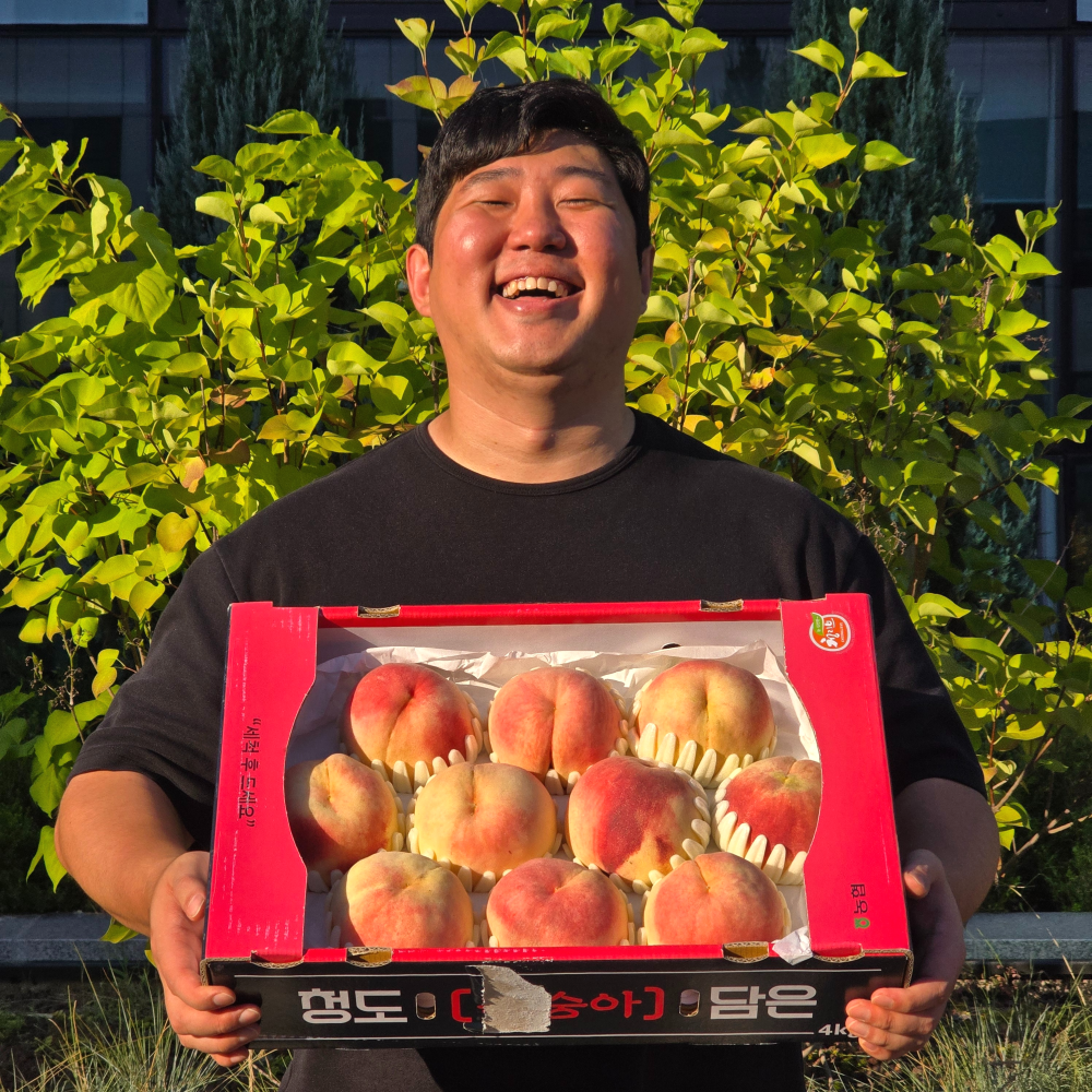 망고복숭아 물복숭아 딱딱이 백도 복숭아 4kg 2kg