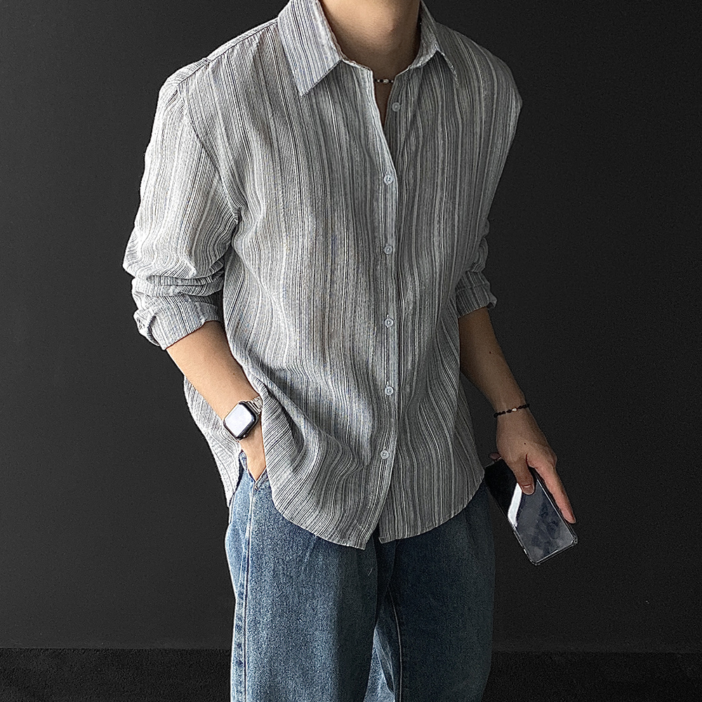 남자가을남방 남성가을셔츠 - 상세 이미지 2