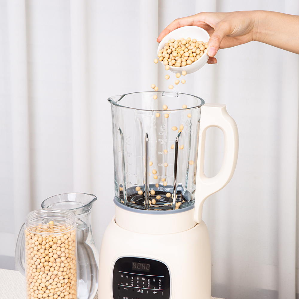 대용량 눌러붙지않는 간편세척 12중칼날 보온 두유제조기 1.75L