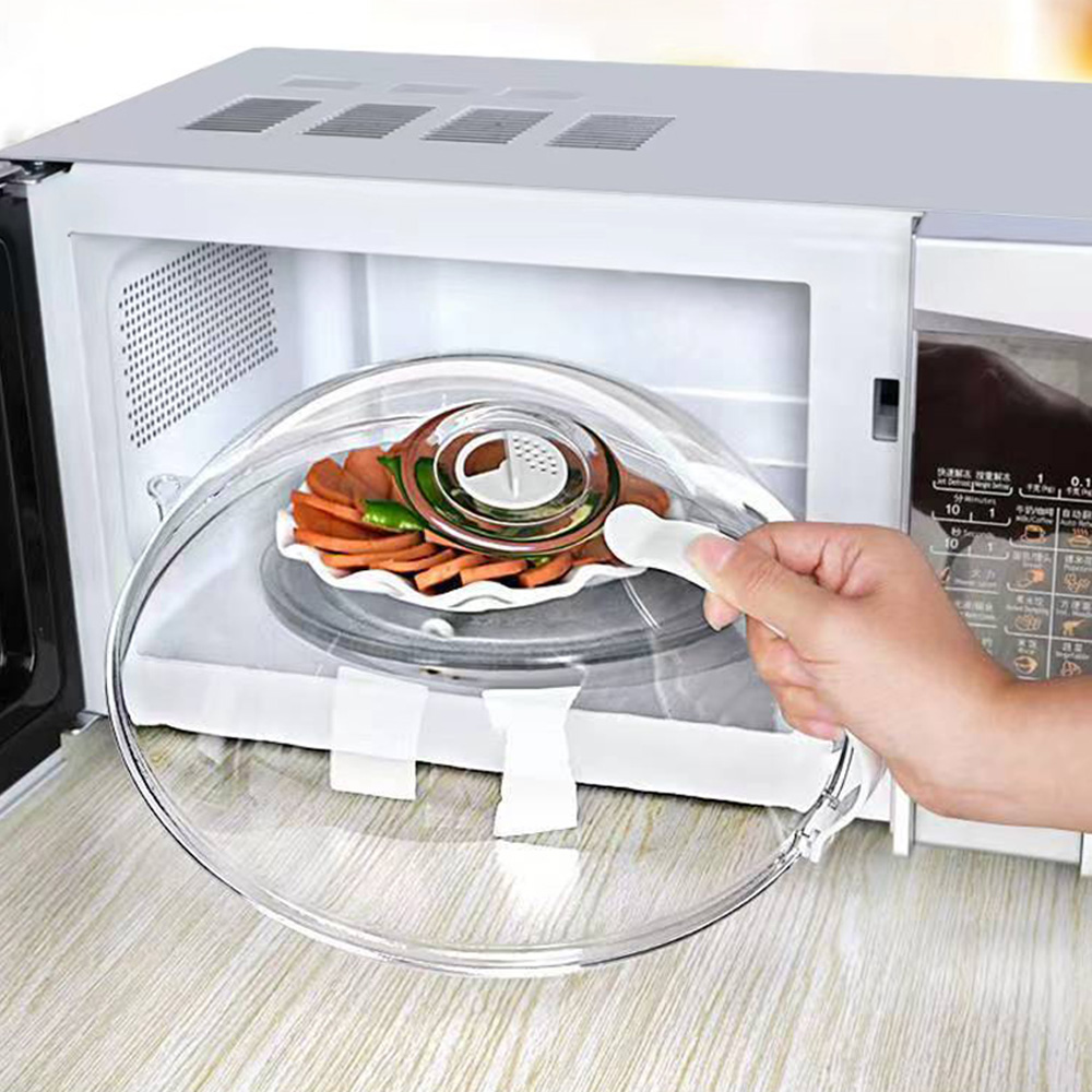 전자레인지뚜껑 용기 찜기 저당 밥솥 계란찜 냉동밥 전자레인지용 덮개 대 - 상품 이미지