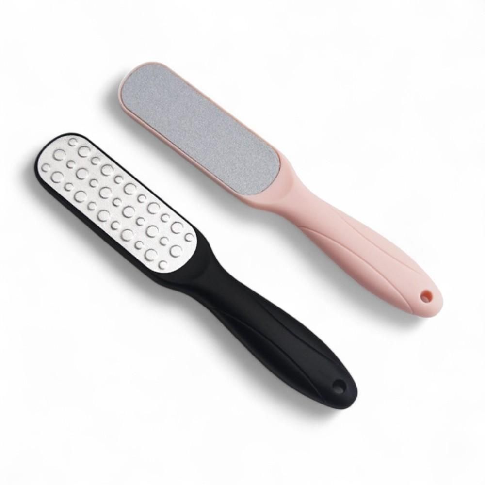 2in1 양면 발 각질 제거기 뒤꿈치 발바닥 굳은살 제거 핑크 - 상품 이미지