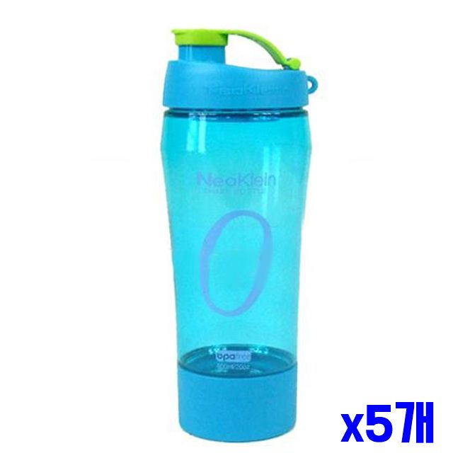 600ml 손잡이 쉐이크텀블러 색상랜덤 x5개 보틀 - 메인 이미지