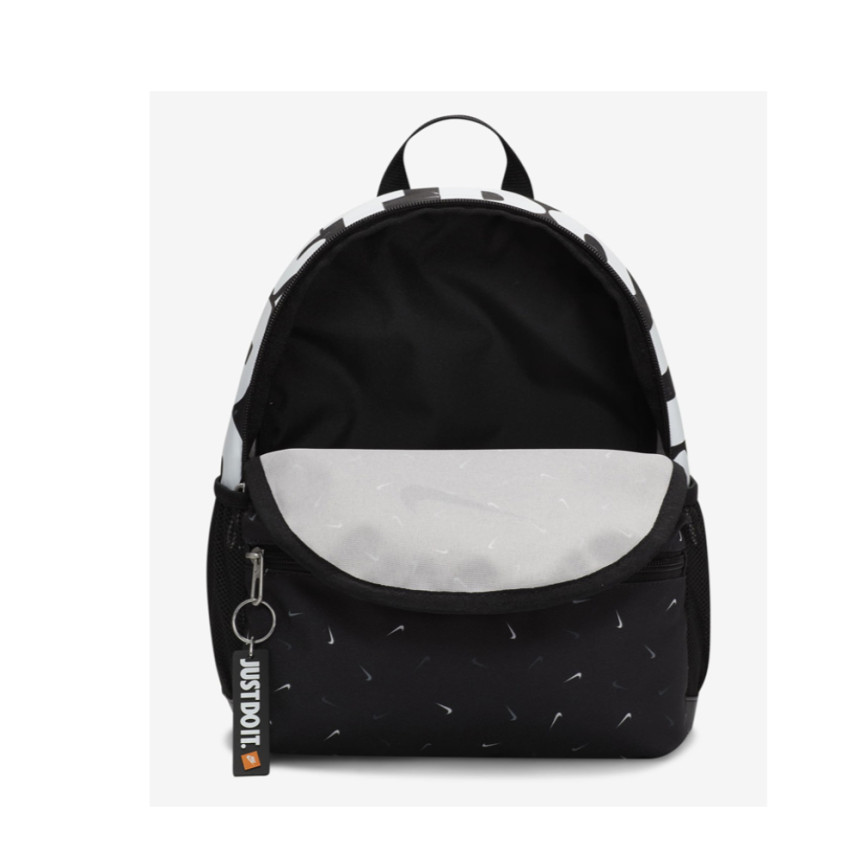 [국내매장판] 나이키 미니 백팩 브라질리아 JDI 신학기 소풍 보조 학원 여행 가방 블랙(스우시패턴)