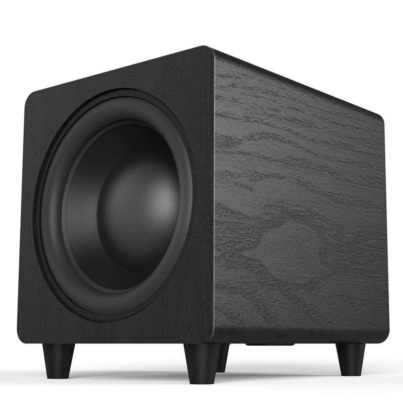 ibass 서브우퍼 액티브 스피커 10인치 블랙 M10D 블랙우드 공식 기본세트 - 상품 이미지