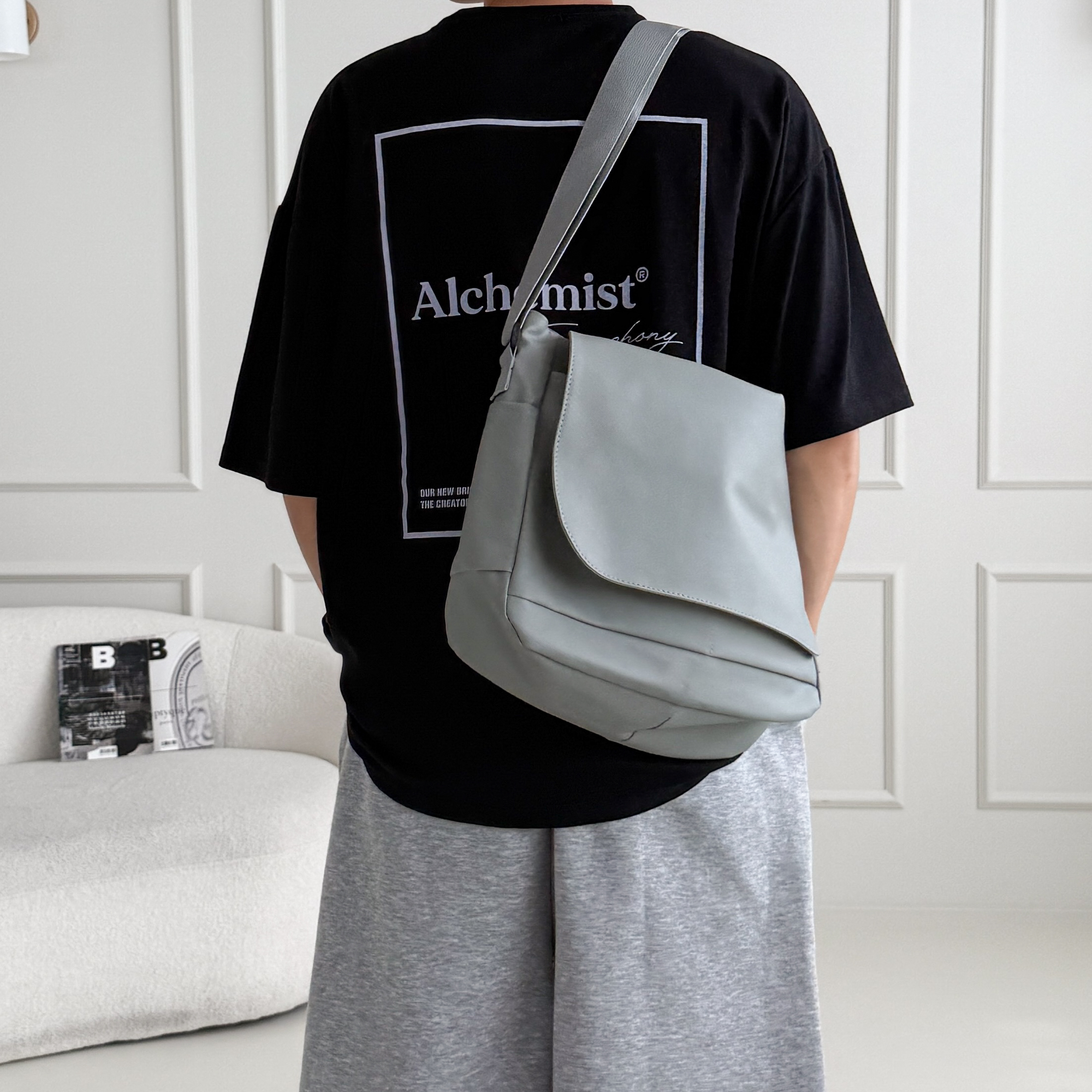 학생메신저백 남자메신저백