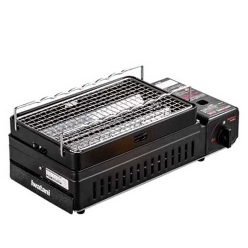 야끼화로 캠핑화로 멀티 화로구이 버너 조개구이 생선 BBQ 그릴+깊은팬+가스4개 - 상품 이미지
