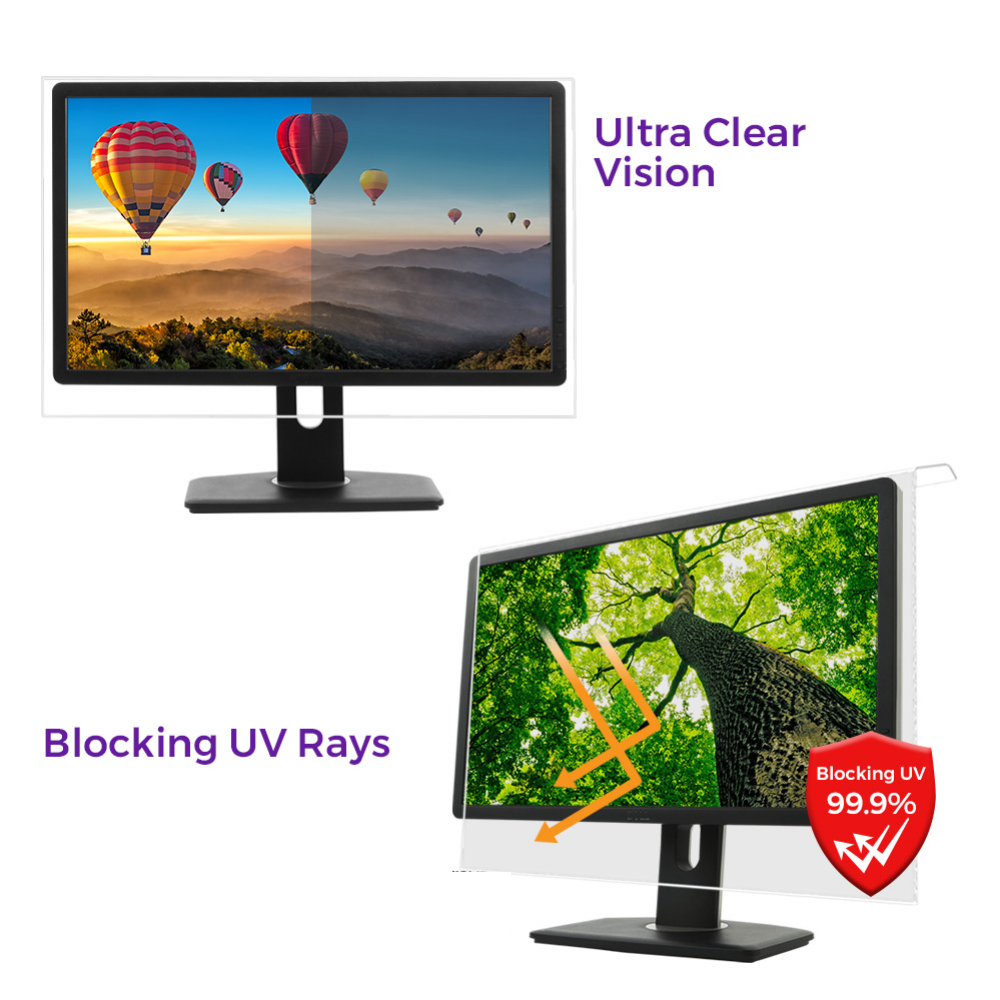 세이퍼 국산 거치식 모니터 블루라이트차단 필터 시력보호 필름 눈보호 화면보호기 SP13 - 상세 이미지 4