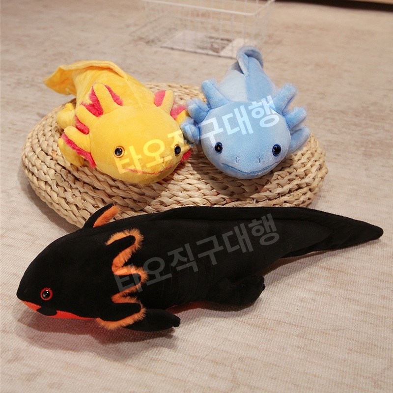도마뱀인형 애착인형 귀여운 베개 도룡뇽 파충류 동물 대형 장식 쿠션 - 상세 이미지 2
