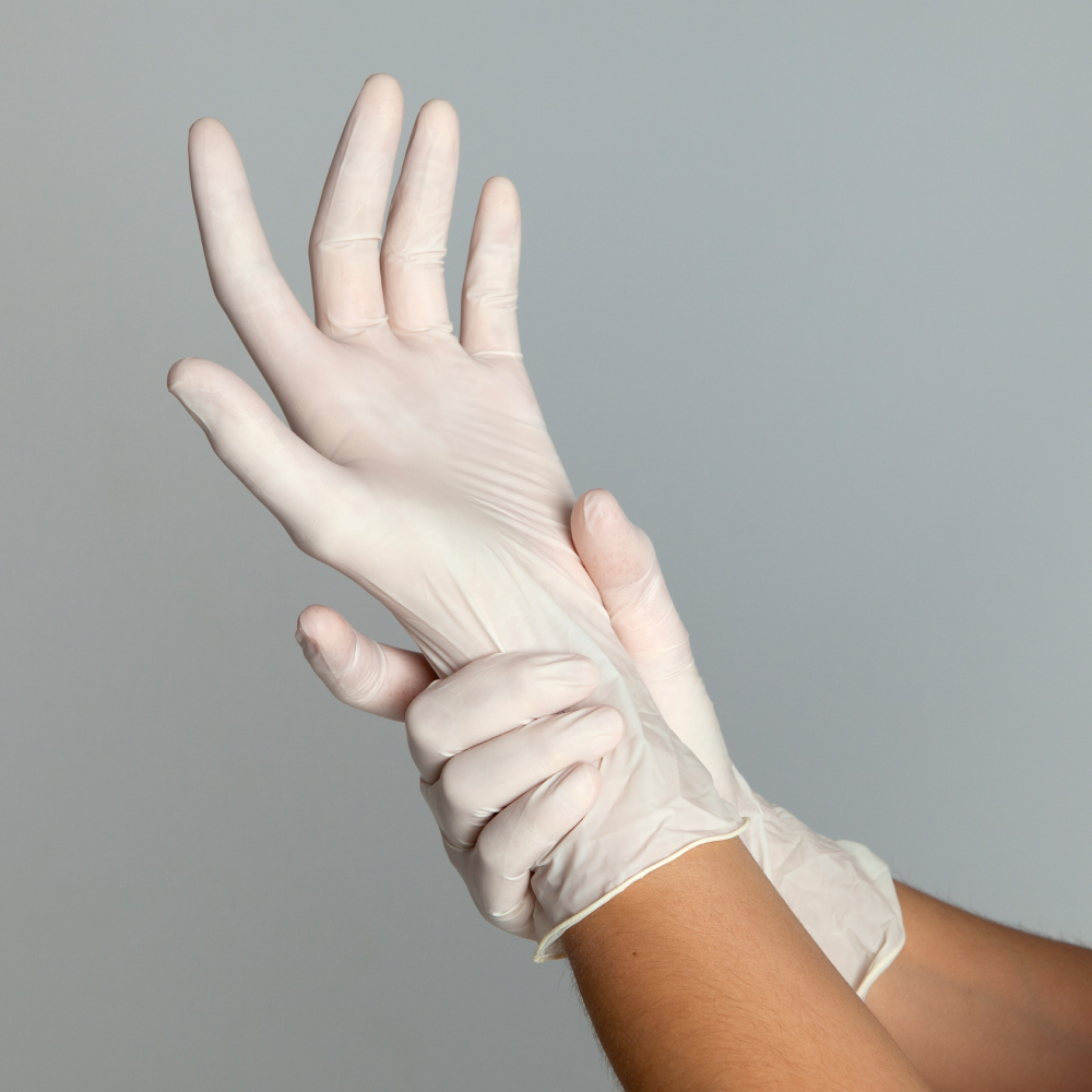 가드맨 라텍스 글러브 장갑 100매 파우더프리 식품용