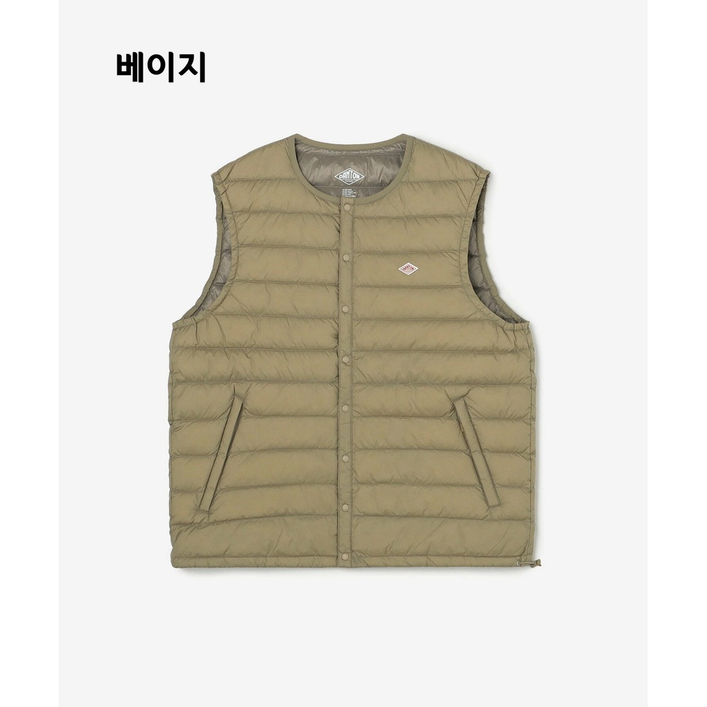 단톤 이너 다운 베스트 남성 패딩조끼 DT-A0026RRT 차콜/철 L - 상세 이미지 4