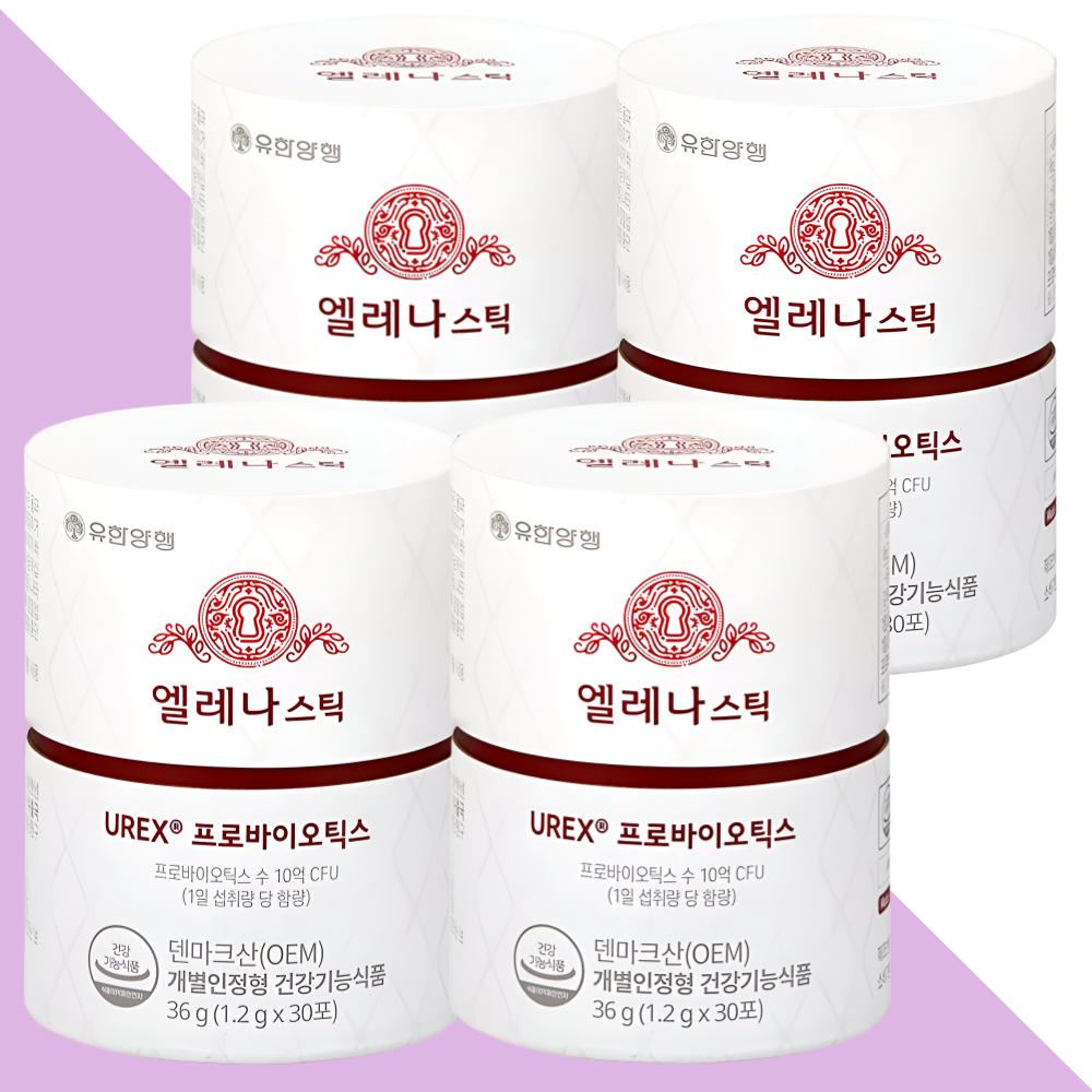 유한양행 엘레나 스틱 질유산균 분말형 UREX 30포X4개 - 상세 이미지 4
