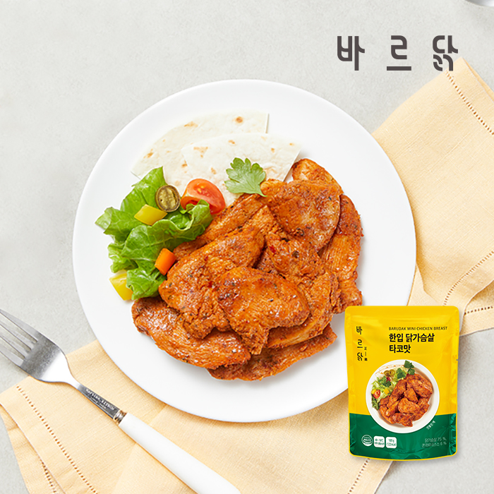 바르닭 한입 닭가슴살 타코 21팩 - 상품 이미지