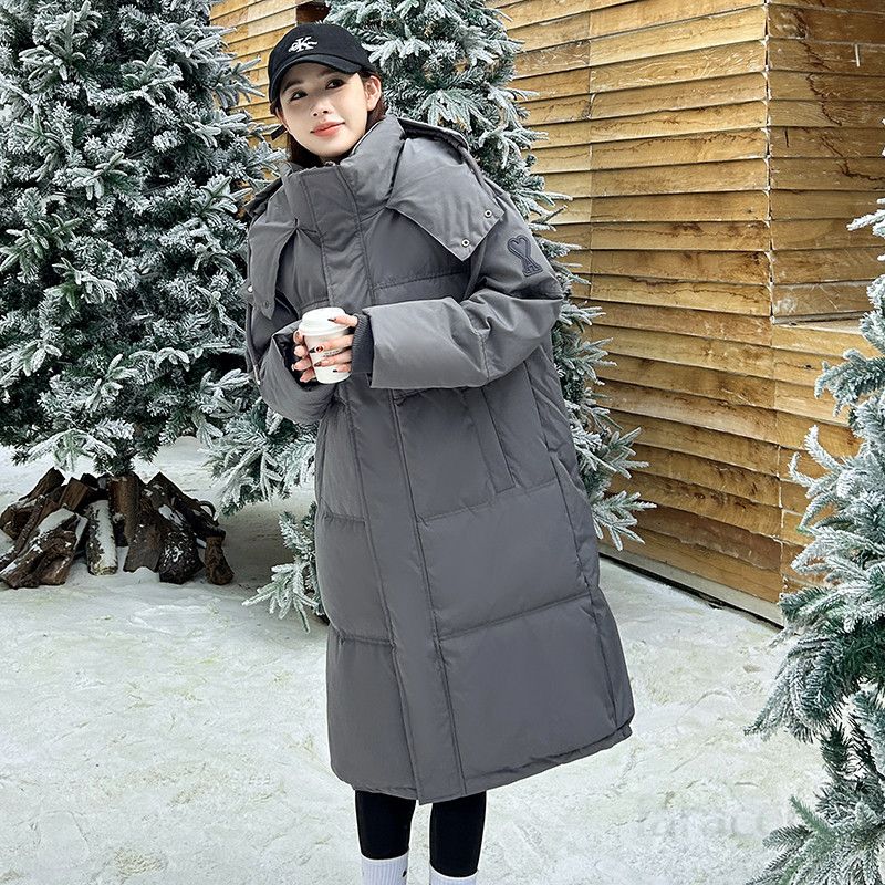 남녀 공용 롱 코튼 코트 커플 디자인 봄 가을 캐주얼 외투 데일리룩 트렌디한 스타일 데이트룩 시크한 블랙 코디 - 상세 이미지 3