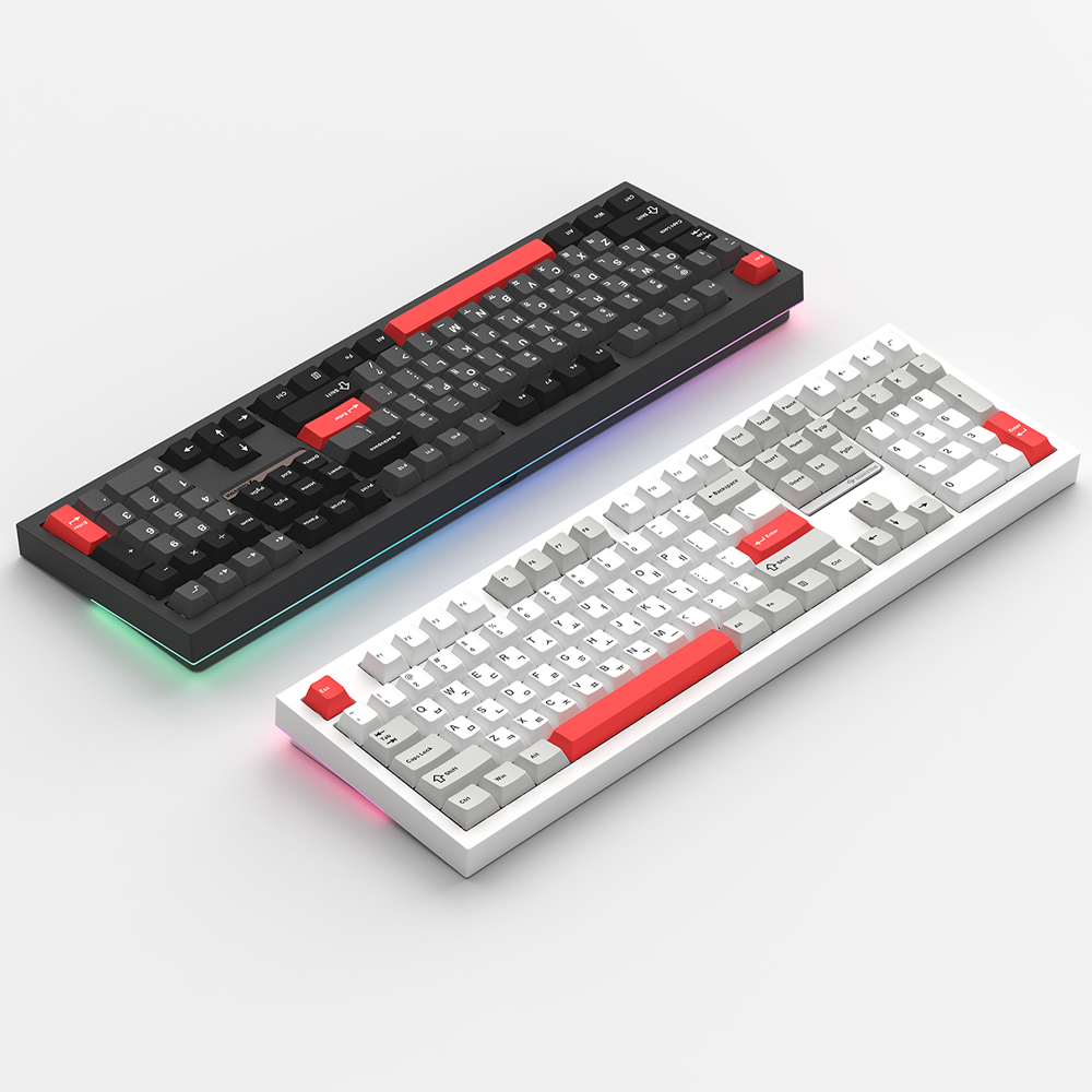 긱스타 GKG108R 유무선 저소음 기계식 키보드 풀배열 게이밍 사무용 가스켓 HMX 선셋 - 상세 이미지 5