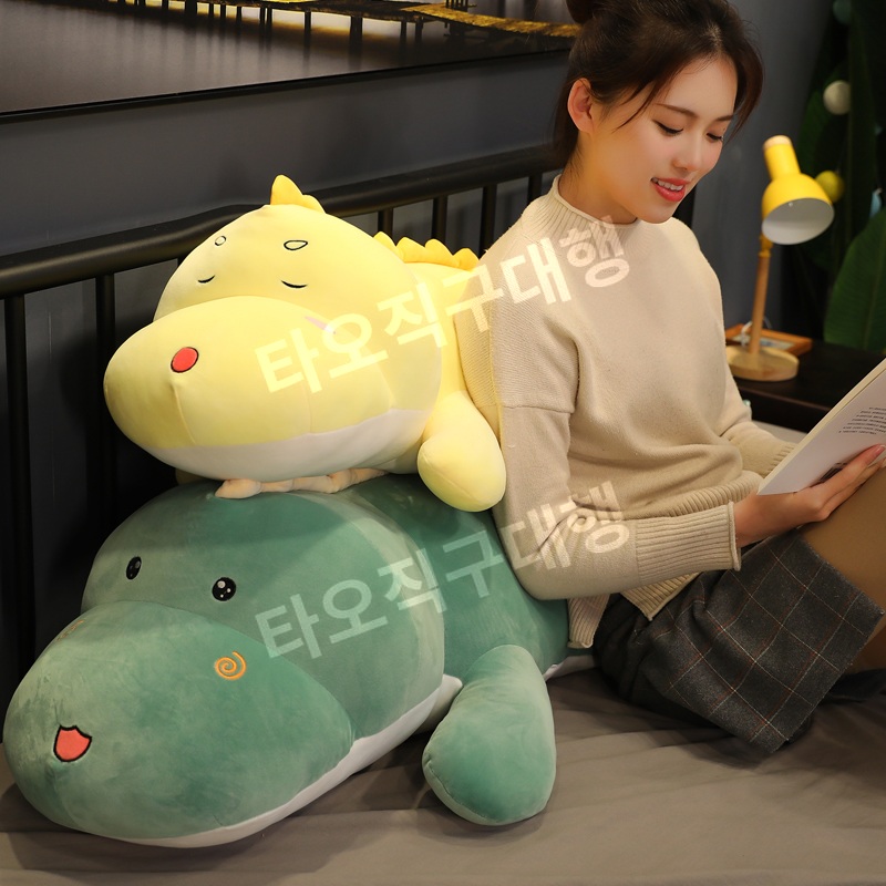 도마뱀인형 대형 장식 도룡뇽 베개 동물 쿠션 파충류 선물 애착인형 - 상세 이미지 5