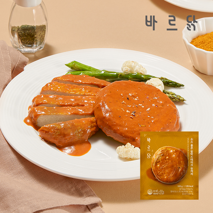 바르닭 소스품은 함박스테이크 핫커리 21팩