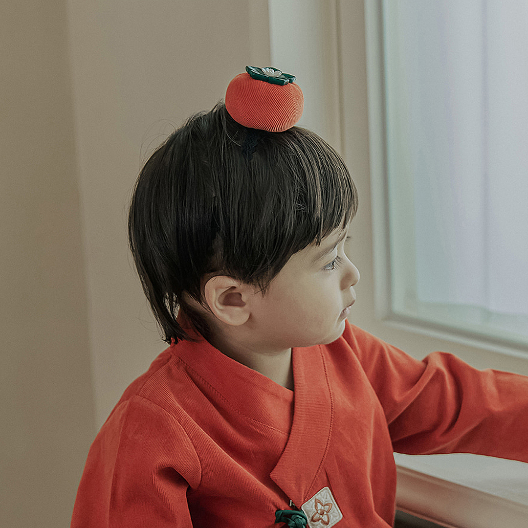 한복 머리장신구 홍시 머리띠 - 상세 이미지 4