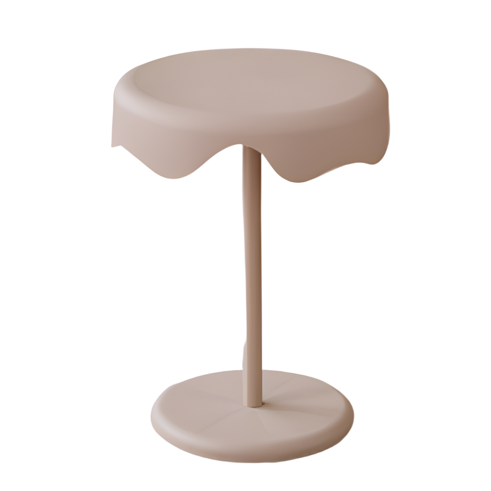 멜팅 원형 미니 사이드 테이블 책상 소파 배드 협탁 보조 탁자 간이테이블