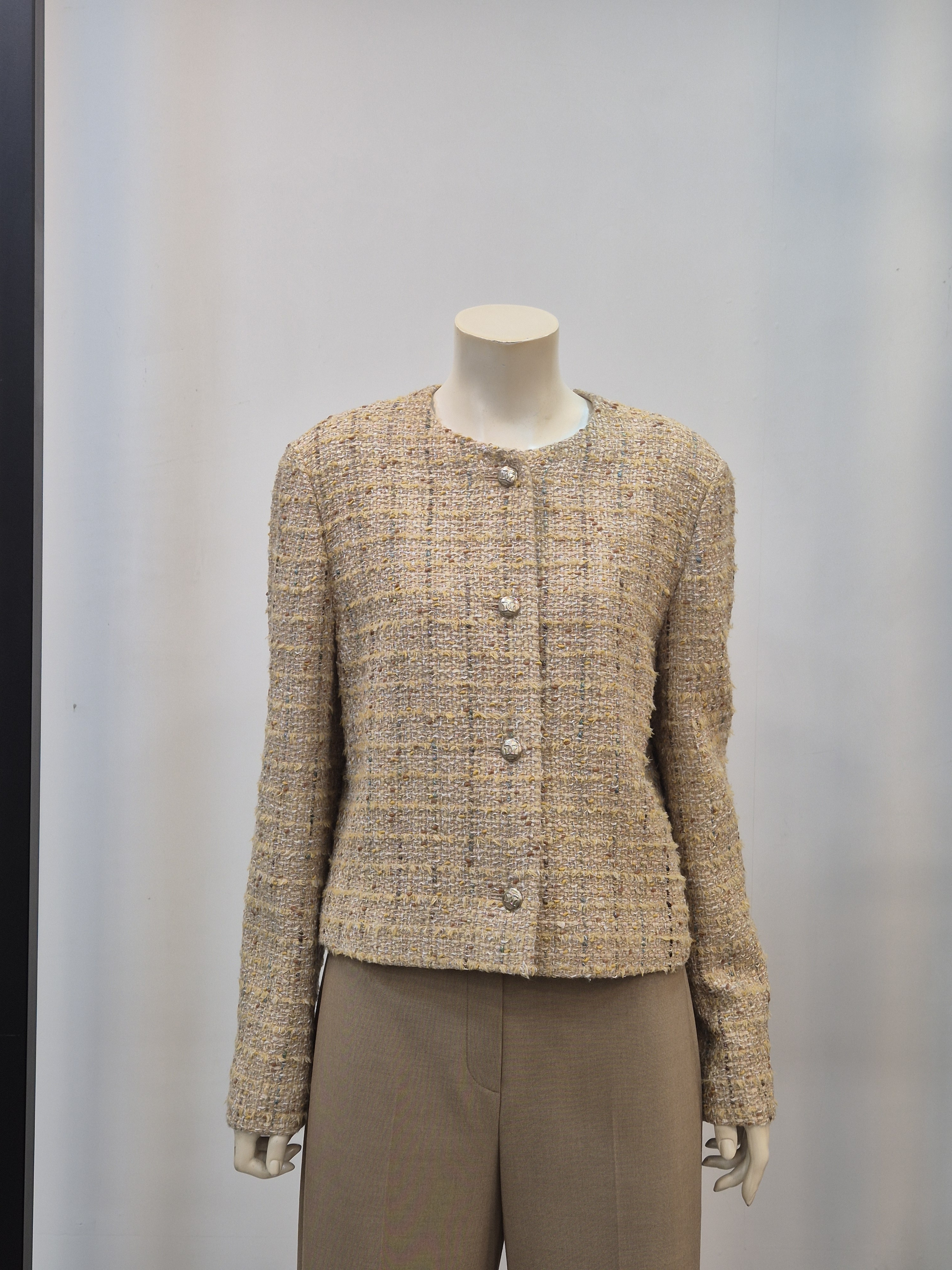 쉬즈미스 라운드 트위드 자켓 결혼식 하객룩 상견례 P332080