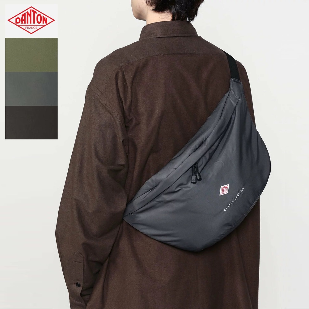 단톤 바디백 CHEMIN VERT 8.4 슬링백 남여공용 그레이