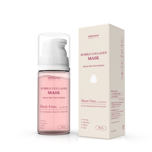 지니안 버블 콜라겐 마스크 90ml - 상품 이미지