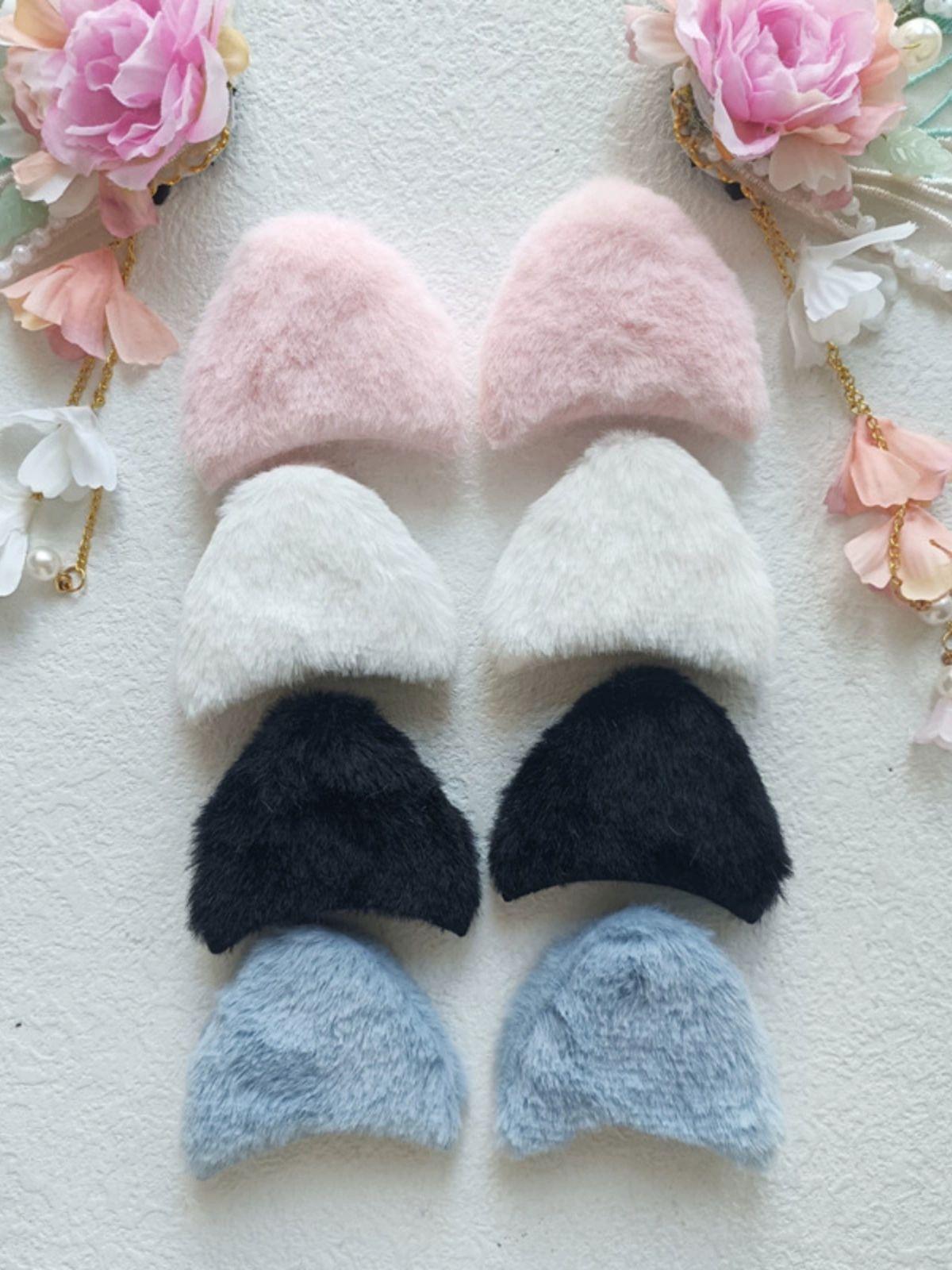diy 재료 공예 탑꾸 악세사리 꽃단 만들기 원단 누빔원단 인형만들기 가방만들기 2개 토끼 귀 15x7.5cm A - 상세 이미지 2