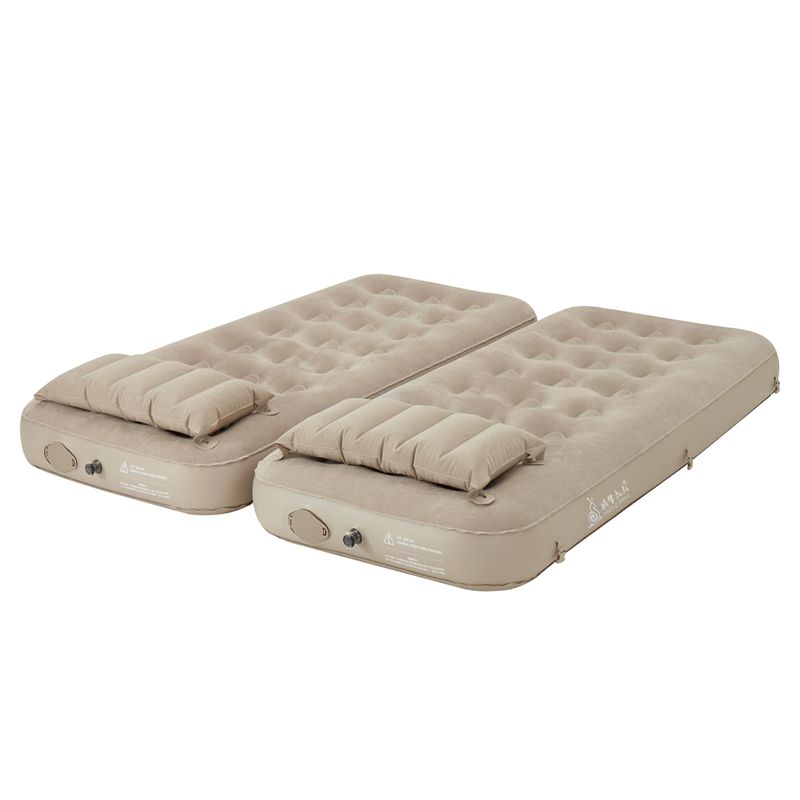 캠핑 트윈 에어베드 베드 가벼운 야외 차박 더블스 연결 에어매트 캠핑매트 2인용 198x180x25cm 70 - 상품 이미지