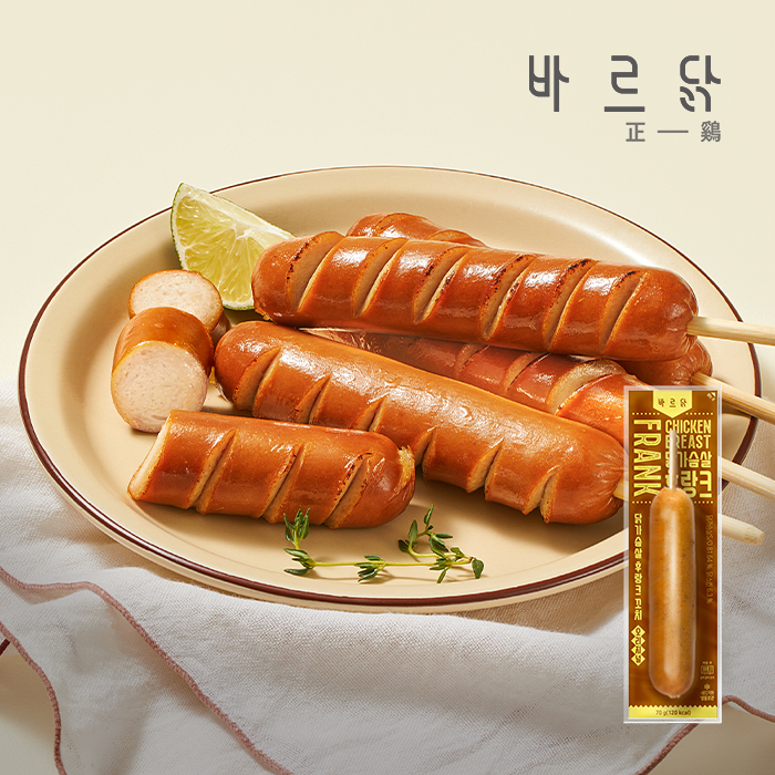 바르닭 닭가슴살 후랑크 꼬치 오리지널 21팩 - 상품 이미지