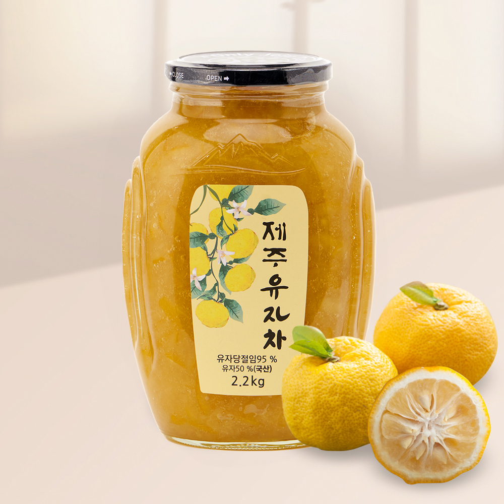 (제주특산) 제주 유자차 2.2kg