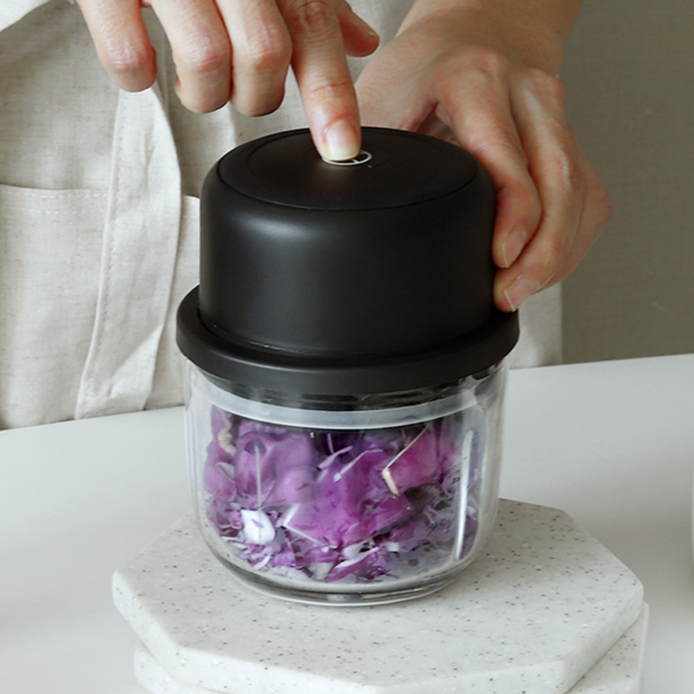 무선 자동 믹서기 야채 다지기 300ml / 이유식 마늘 만능 다지기 휴대용 초퍼 슬라이서